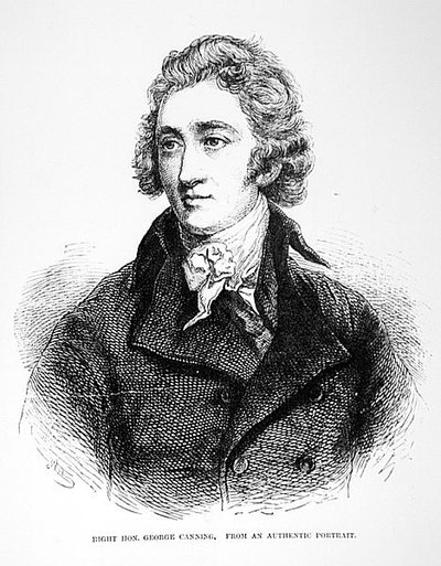 Portrait of George Canning by English School